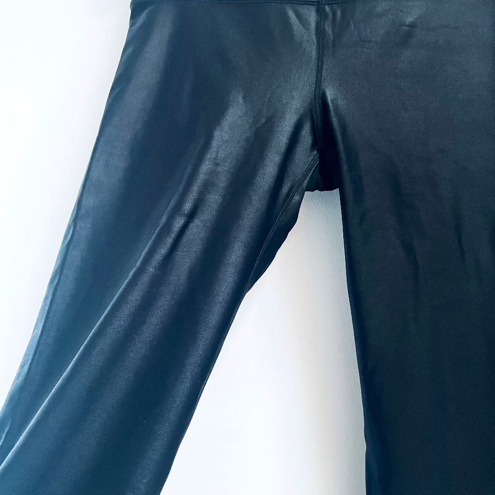 NWOT NOLI Liquid Black Gloss Leggings - Picture 11 of 12